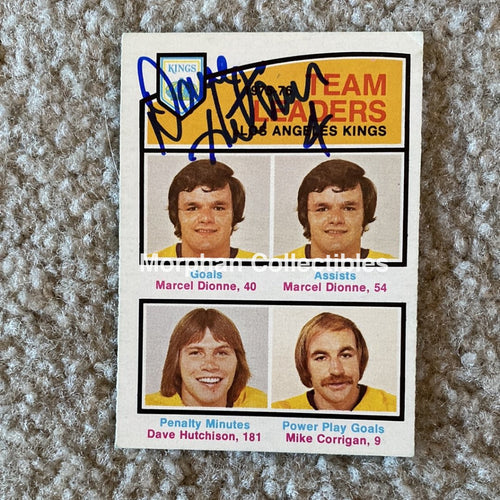 Dave Hutchison - Autographed Card 1976-77 Team Leader #4