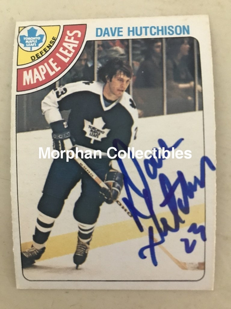 Dave Hutchison - Autographed Card 1978-79 #1