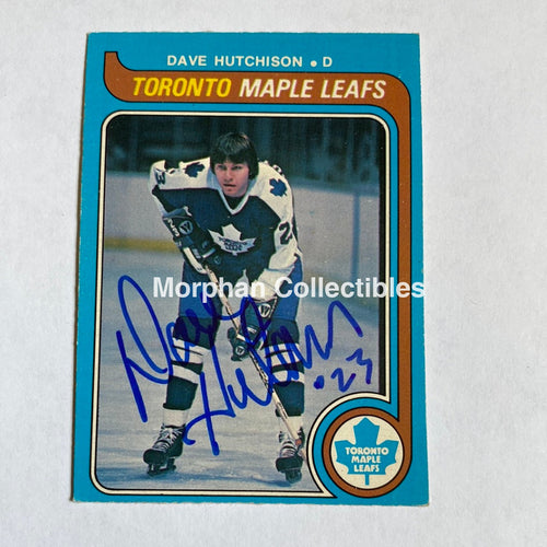 Dave Hutchison - Autographed Card 1979-80