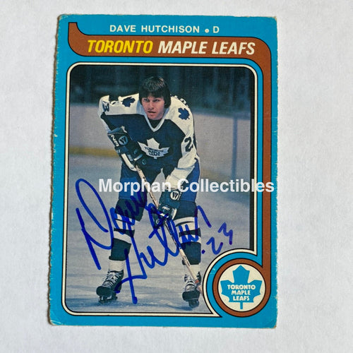 Dave Hutchison - Autographed Card 1979-80