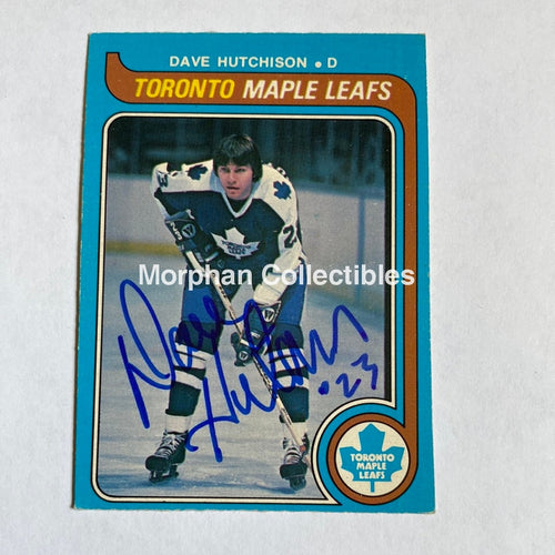 Dave Hutchison - Autographed Card 1979-80