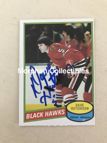 Dave Hutchison - Opc Hockey Cards Plus 1980-81 #3 Card