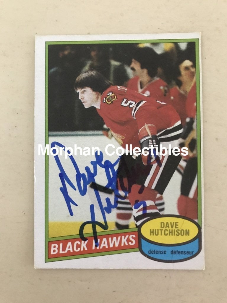 Dave Hutchison - Opc Hockey Cards Plus 1980-81 #4 Card