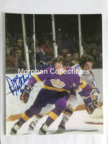 Dave Hutchison - Autographed Los Angeles Kings 8X10 Photo