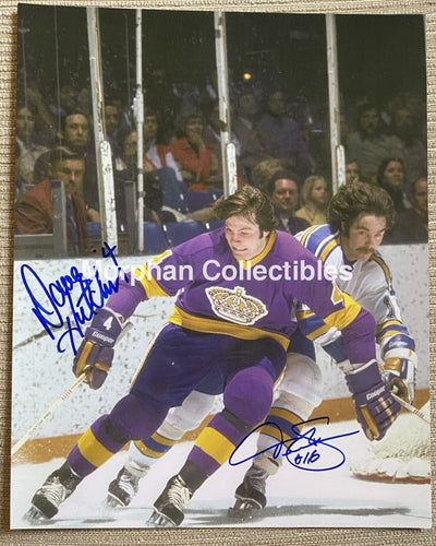 Dave Hutchison/derek Sanderson Autographed 8X10 Photo