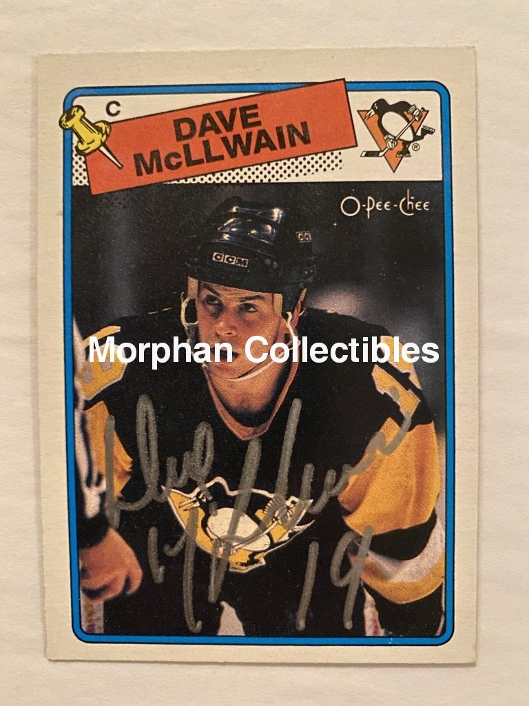 Dave Mcllwain - Autographed Card 1989-90 Opc #1