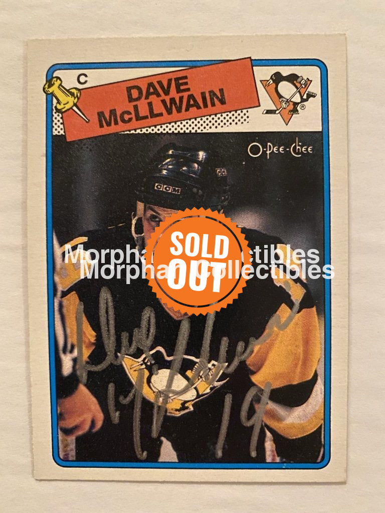 Dave Mcllwain - Autographed Card 1989-90 Opc #1