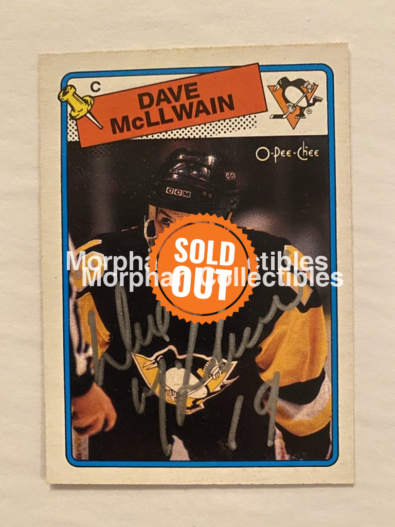 Dave Mcllwain - Autographed Card 1989-90 Opc #2