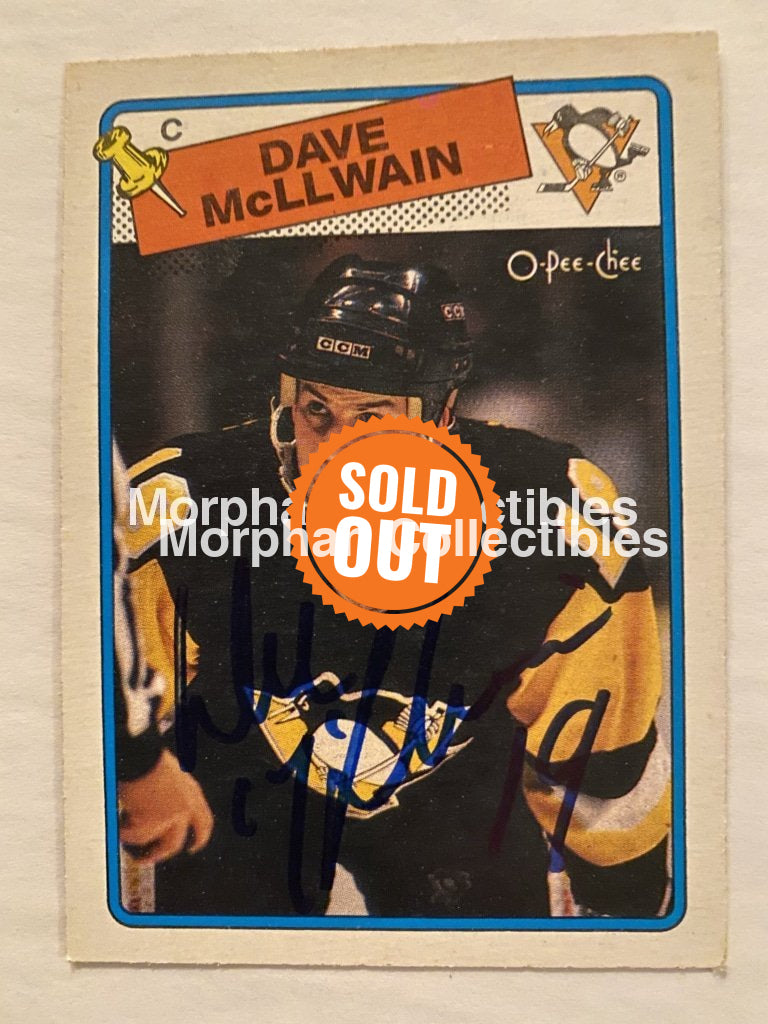 Dave Mcllwain - Autographed Card 1989-90 Opc #3