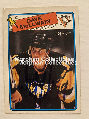 Dave Mcllwain - Autographed Card 1989-90 Opc #4