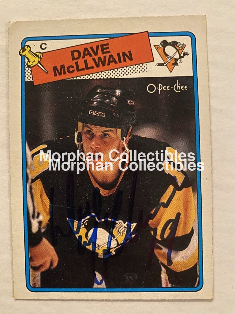 Dave Mcllwain - Autographed Card 1989-90 Opc #4