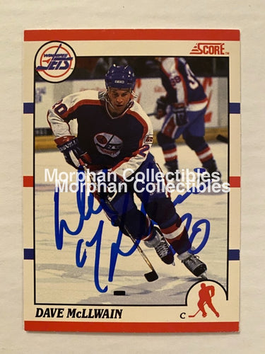 Dave Mcllwain - Autographed Card 1990-91 Score #4
