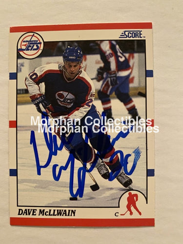 Dave Mcllwain - Autographed Card 1990-91 Score #5