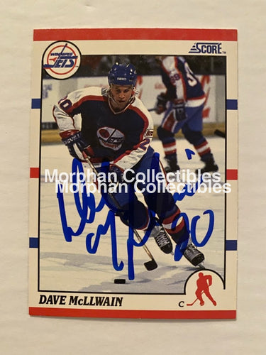 Dave Mcllwain - Autographed Card 1990-91 Score #6