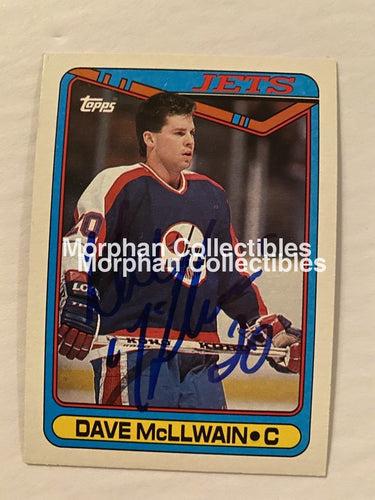 Dave Mcllwain - Autographed Card 1990-91 Topps #1