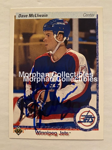 Dave Mcllwain - Autographed Card 1990-91 Upper Deck #1