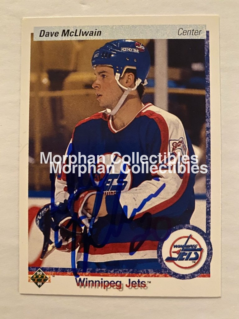 Dave Mcllwain - Autographed Card 1990-91 Upper Deck #1