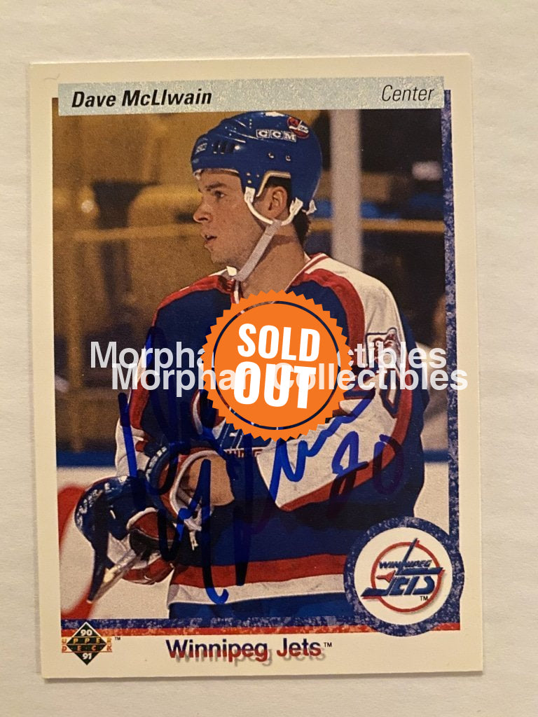 Dave Mcllwain - Autographed Card 1990-91 Upper Deck #2