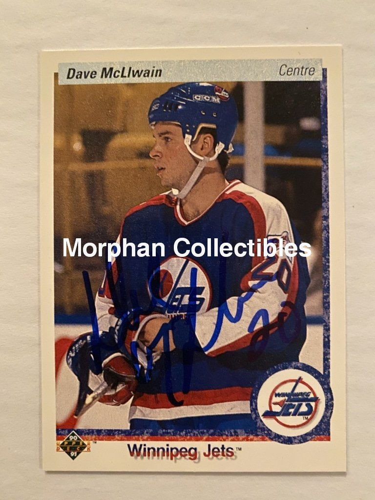 Dave Mcllwain - Autographed Card 1990-91 Upper Deck #3