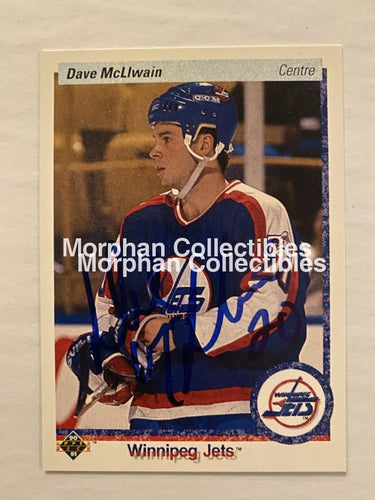 Dave Mcllwain - Autographed Card 1990-91 Upper Deck #3