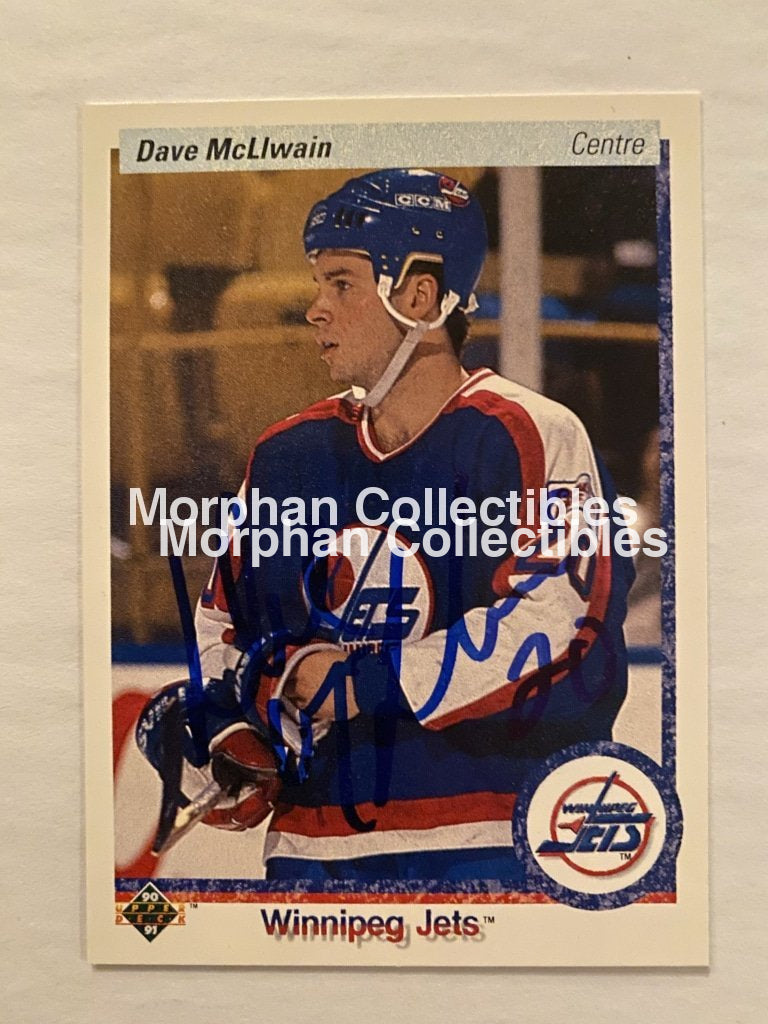 Dave Mcllwain - Autographed Card 1990-91 Upper Deck #3