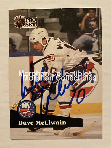 Dave Mcllwain - Autographed Card 1991-92 Pro Set #3