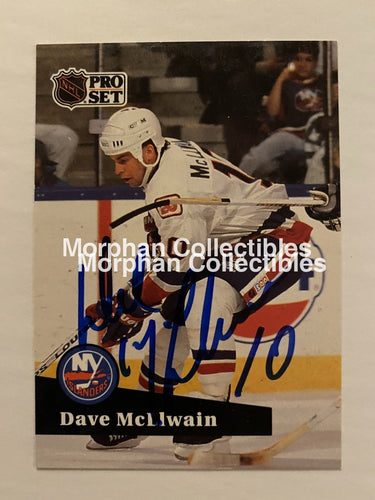 Dave Mcllwain - Autographed Card 1991-92 Pro Set #5
