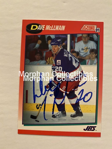 Dave Mcllwain - Autographed Card 1991-92 Score #2