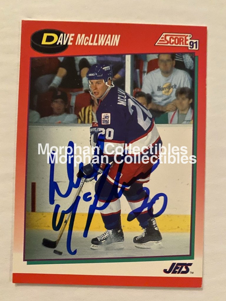 Dave Mcllwain - Autographed Card 1991-92 Score #4