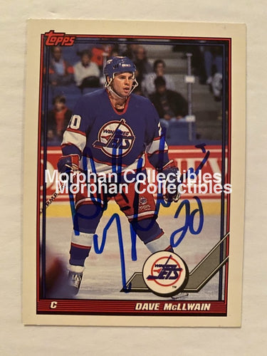 Dave Mcllwain - Autographed Card 1991-92 Topps #3