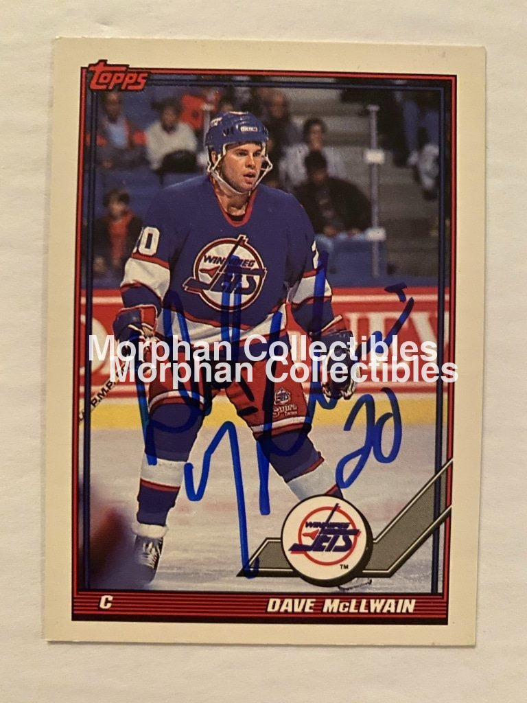 Dave Mcllwain - Autographed Card 1991-92 Topps #3