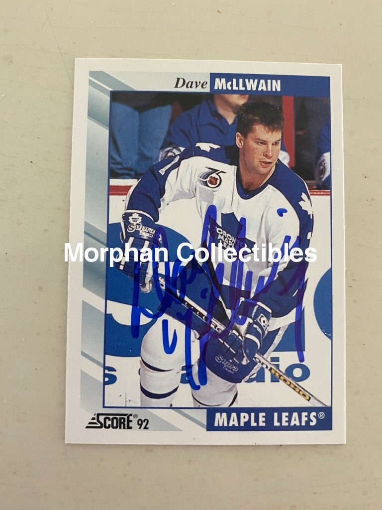 Dave Mcllwain - Autographed Card 1992-93 Score