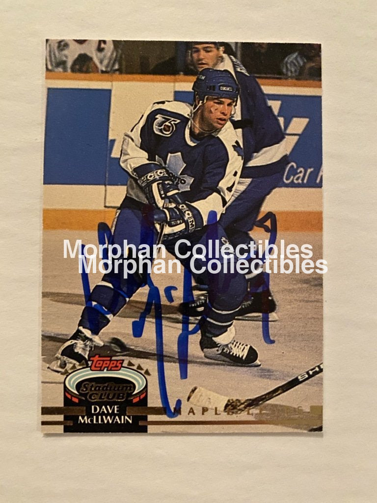 Dave Mcllwain - Autographed Card 1992-93 Stadium#1