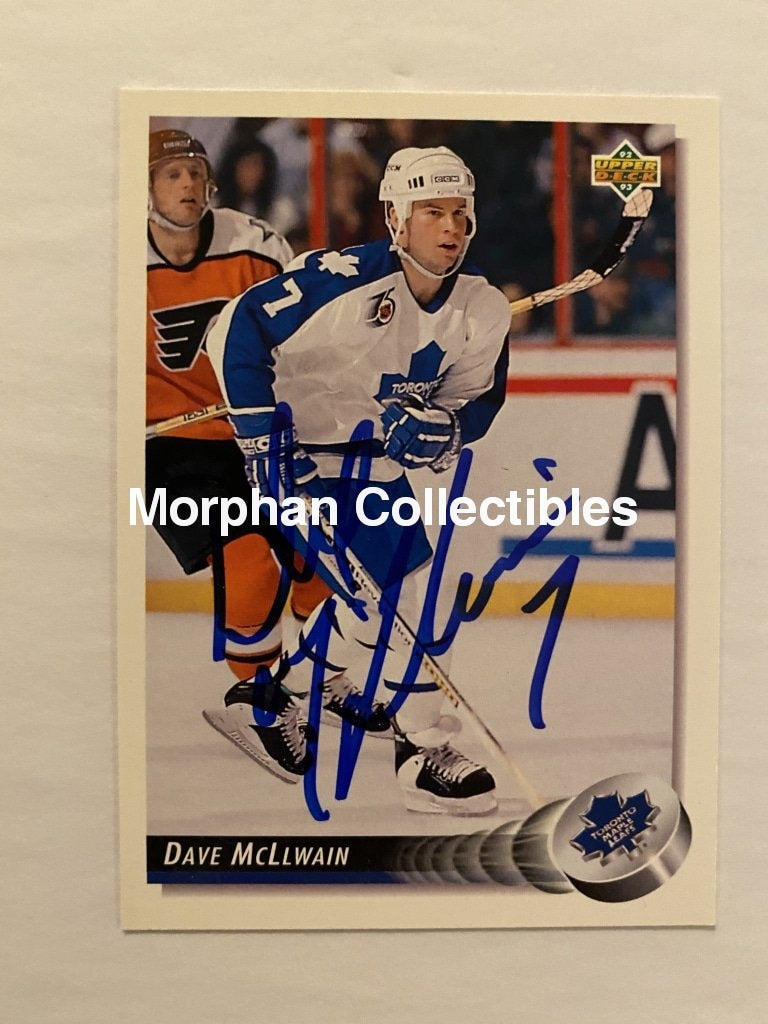 Dave Mcllwain - Autographed Card 1992-93 Upper Deck #2