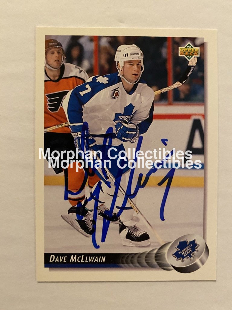 Dave Mcllwain - Autographed Card 1992-93 Upper Deck #2