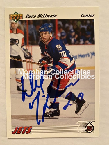 Dave Mcllwain - Autographed Card 1992-93 Upperdeck #527 #1