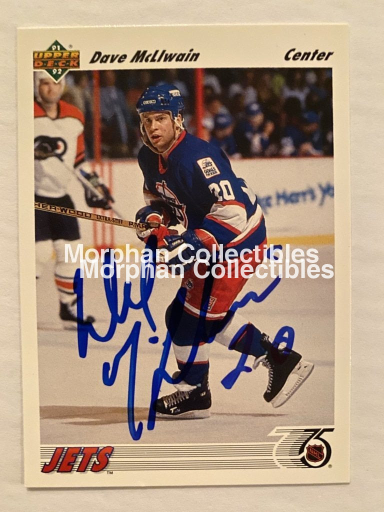 Dave Mcllwain - Autographed Card 1992-93 Upperdeck #527 #1