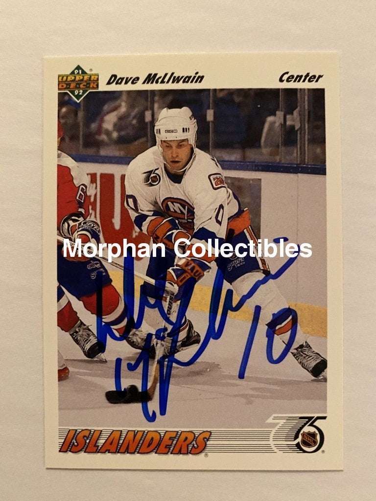 Dave Mcllwain - Autographed Card 1992-93 Upperdeck #527 #2