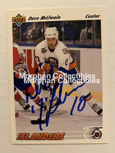 Dave Mcllwain - Autographed Card 1992-93 Upperdeck #527 #3