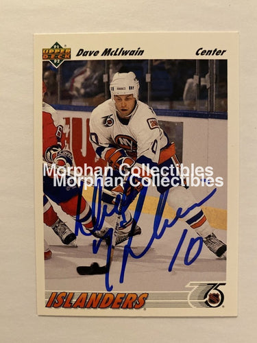 Dave Mcllwain - Autographed Card 1992-93 Upperdeck #527 #4