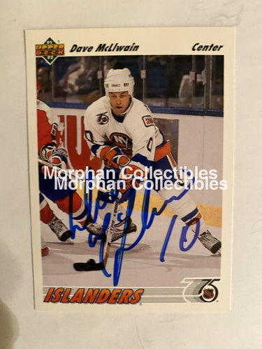 Dave Mcllwain - Autographed Card 1992-93 Upperdeck #527 #6