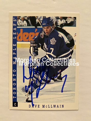 Dave Mcllwain - Autographed Card 1993-94 Score #1