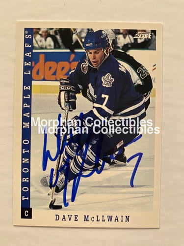 Dave Mcllwain - Autographed Card 1993-94 Score #2