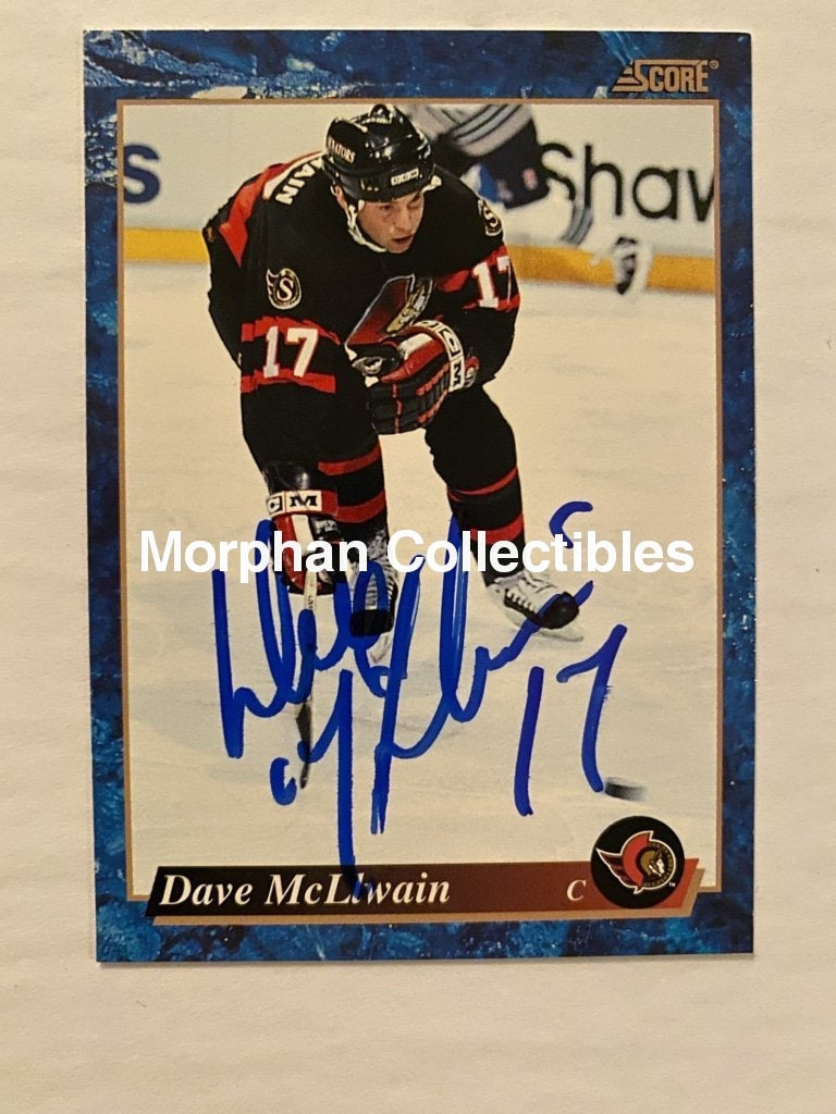 Dave Mcllwain - Autographed Card 1993-94 Score #583 #1