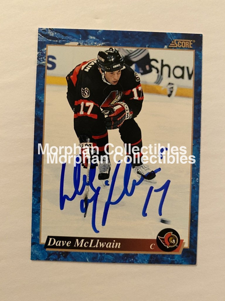 Dave Mcllwain - Autographed Card 1993-94 Score #583 #2