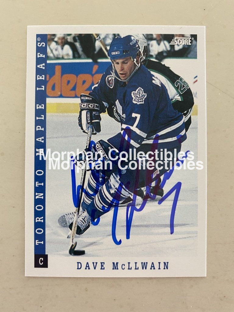 Dave Mcllwain - Autographed Card 1993-94 Score