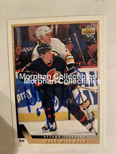 Dave Mcllwain - Autographed Card 1993-94 Upper Deck #2