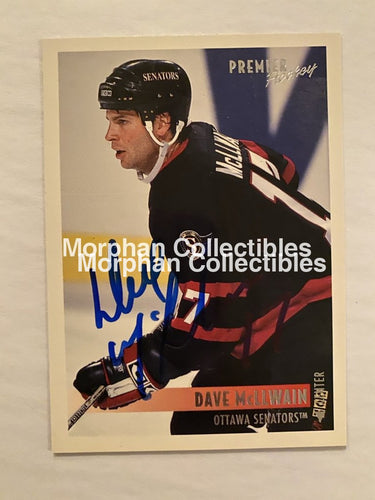 Dave Mcllwain - Autographed Card 1994-95 Premier #2