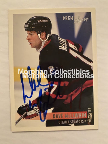 Dave Mcllwain - Autographed Card 1994-95 Premier #3