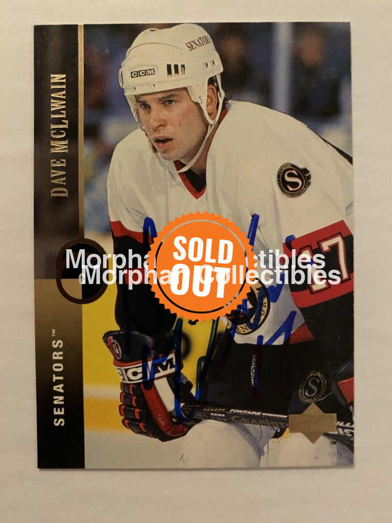Dave Mcllwain - Autographed Card 1994-95 Upper Deck #2